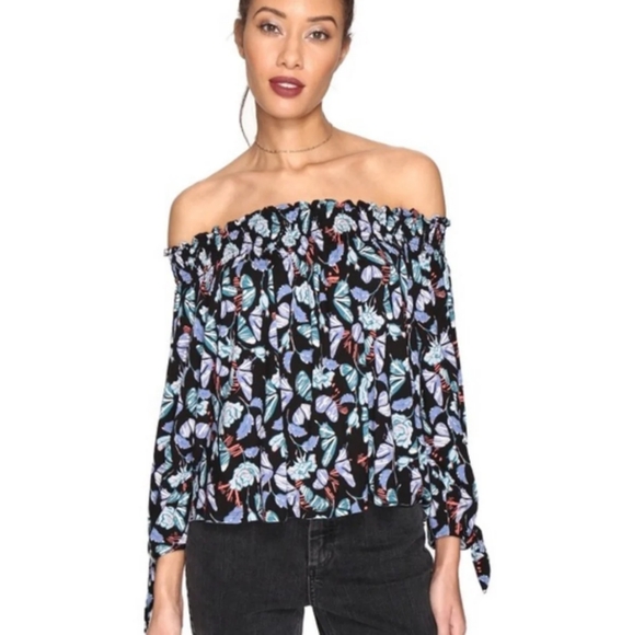 Free People Tops - Free People floral off shoulder top